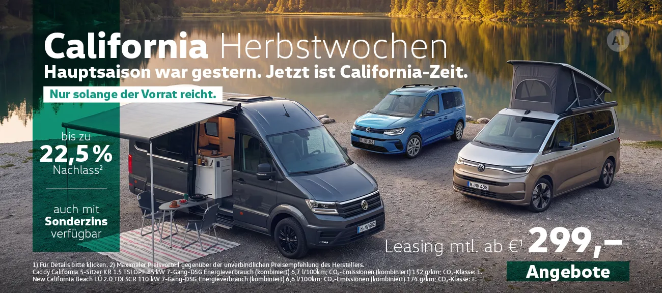 VW California Herbstwochen