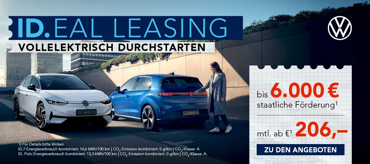 VW ID. Sonderleasing Quartal 3