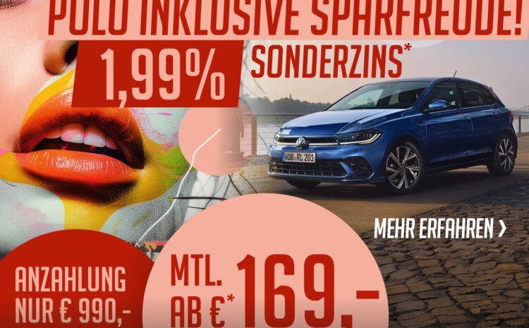 VW Polo 1,99% Sonderleasing