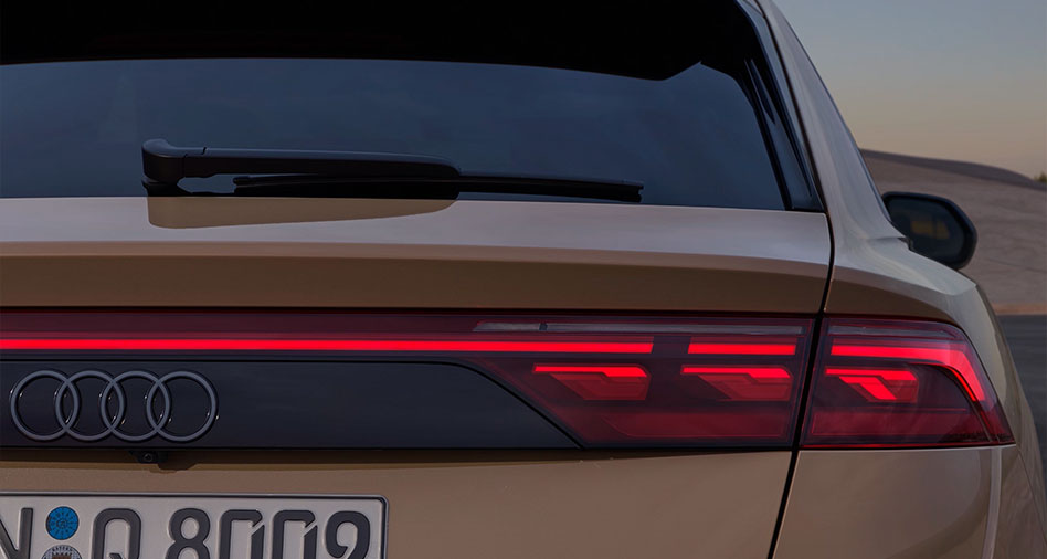 Q8 Hybrid Heck Detailsbild