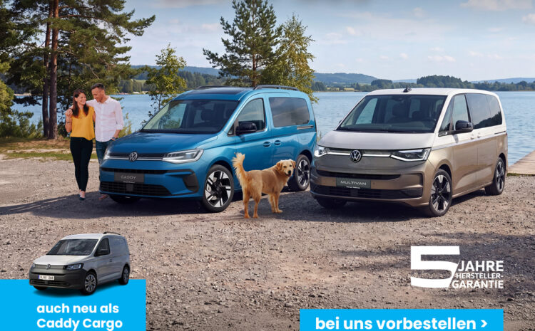  Der neue VW Caddy und Multivan