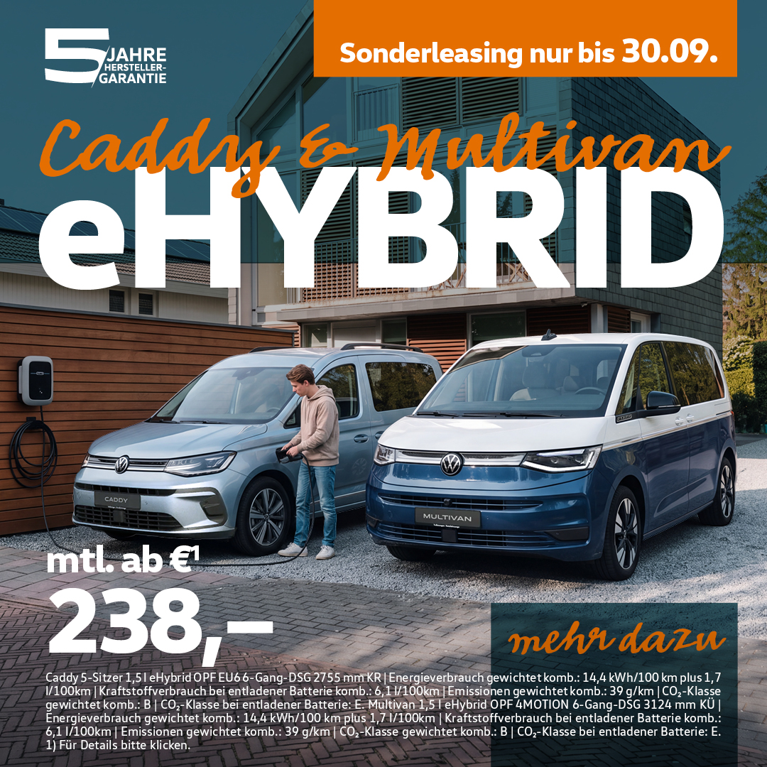 BB Multivan + Caddy eHybrid
