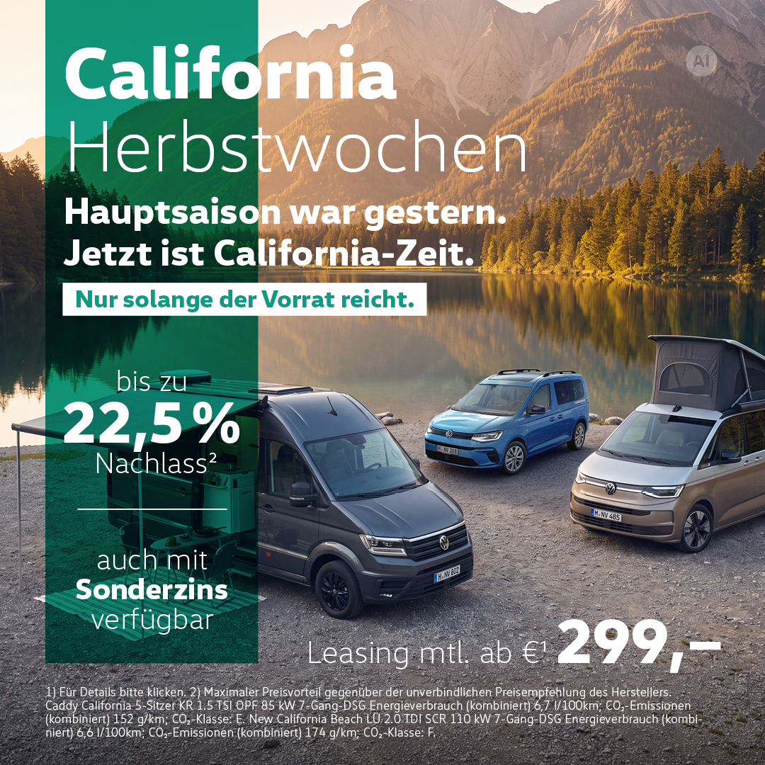 VW California Herbstwochen