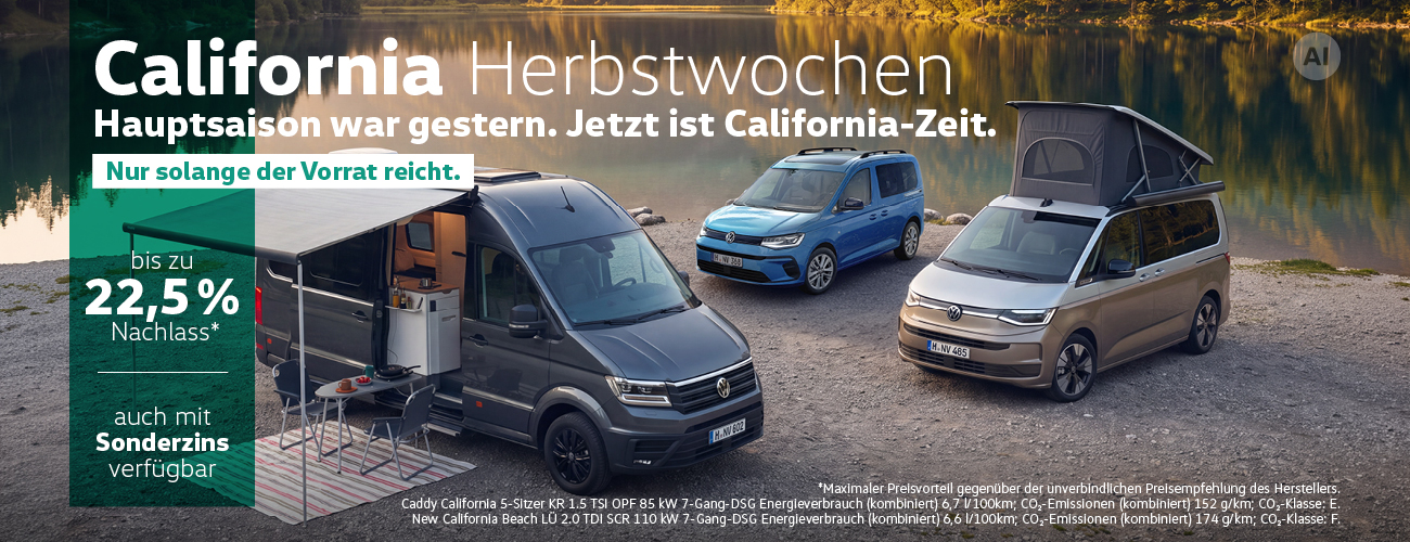 VW California Herbstwochen