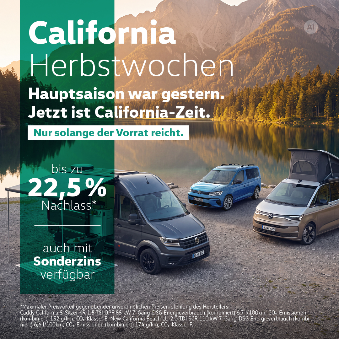 VW California Herbstwochen