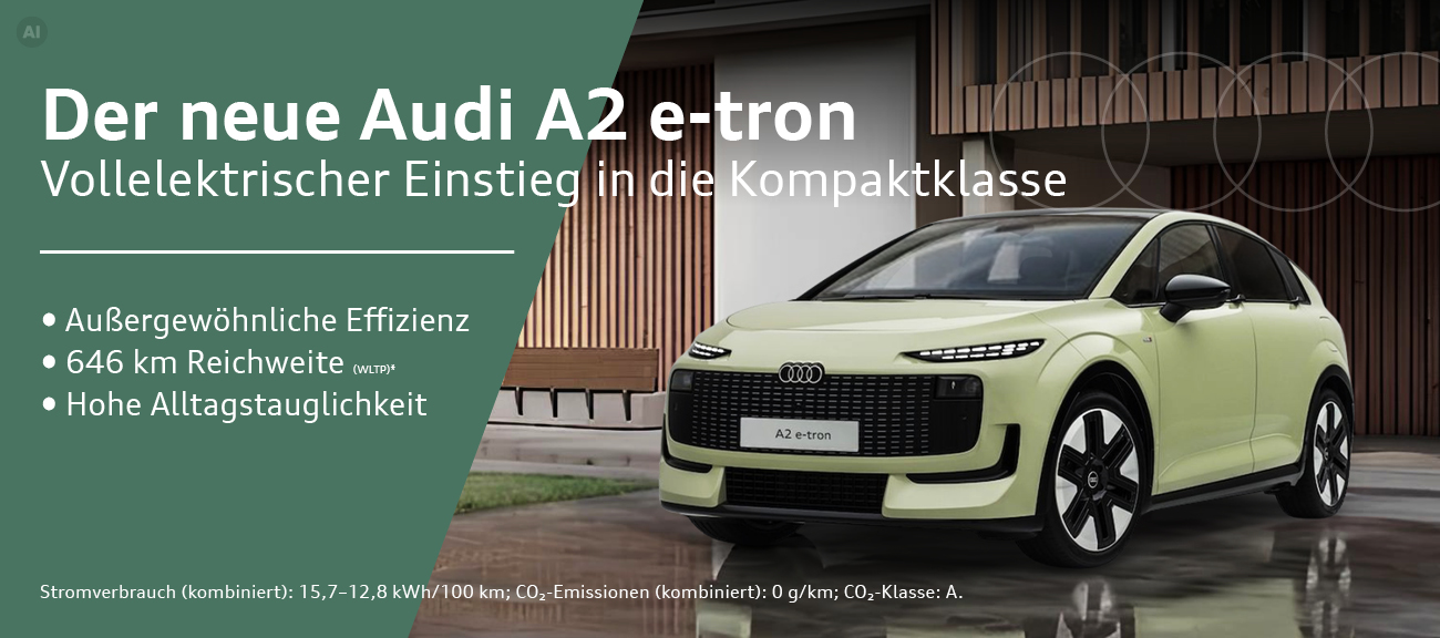 Der neue Audi A2 Der neue Audi A2