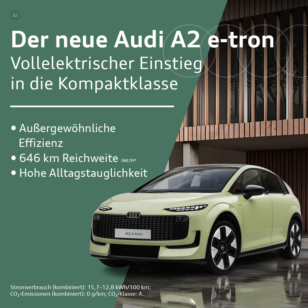 Der neue Audi A2 Der neue Audi A2